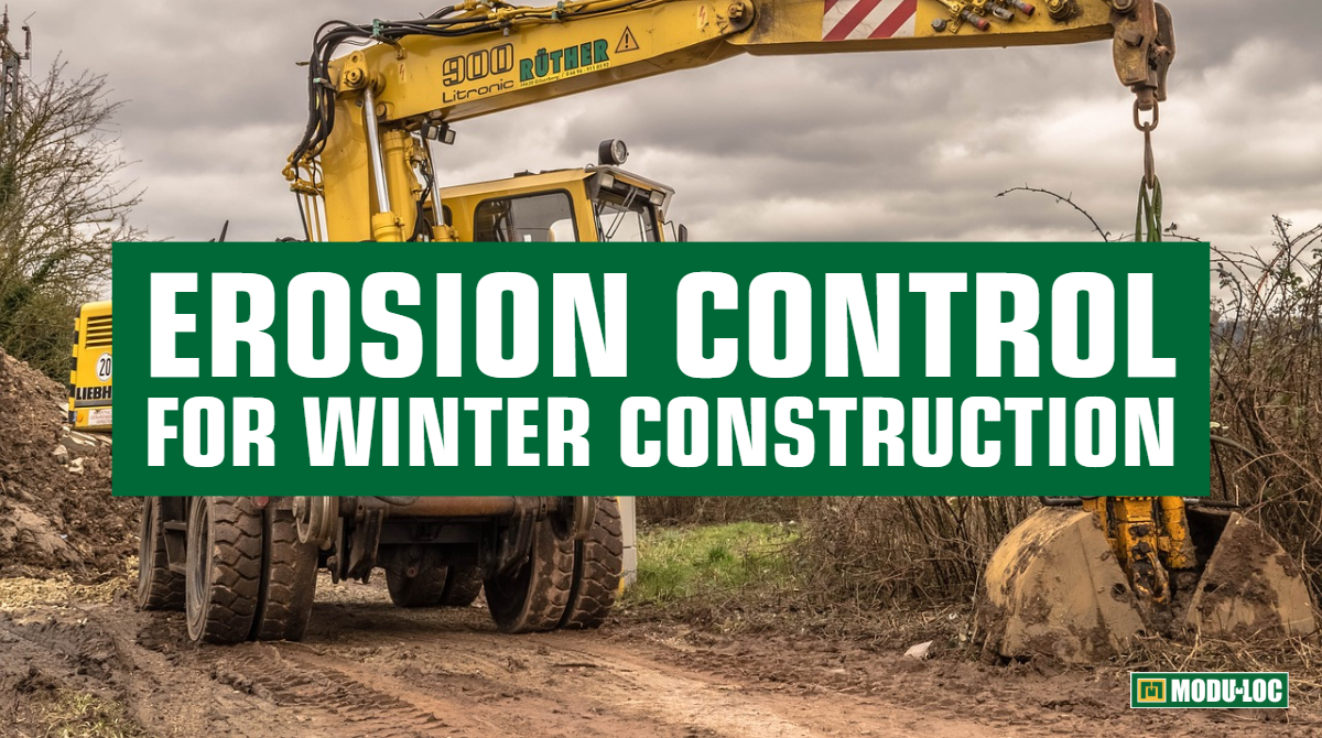 erosion control for winter construction