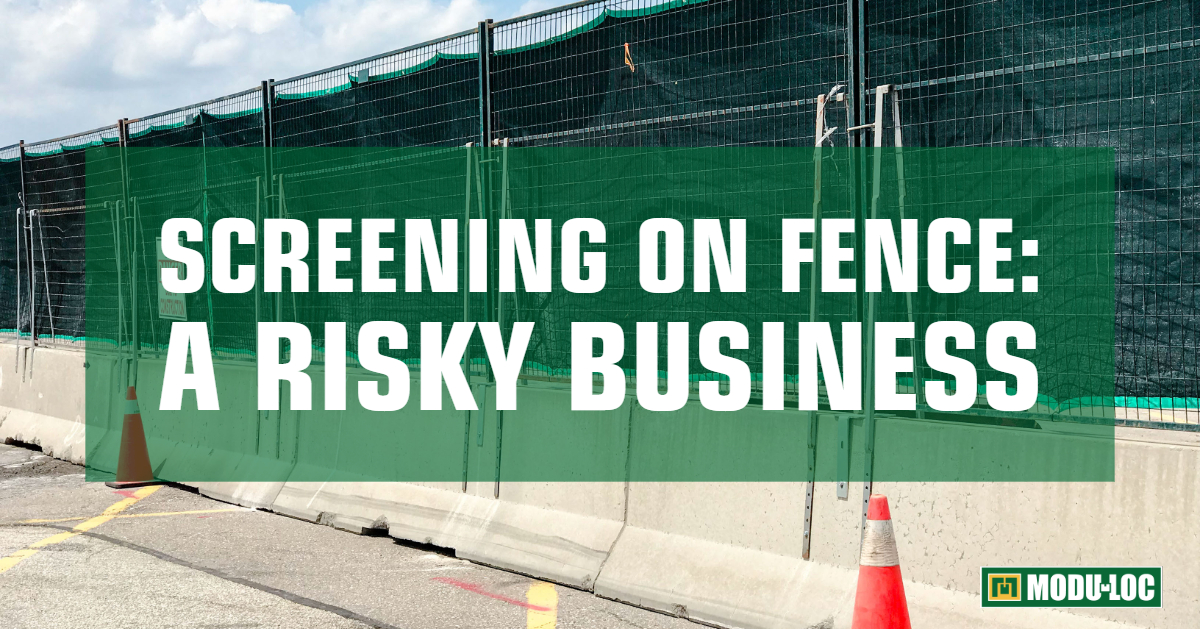 Screening on Fence: A Risky Business