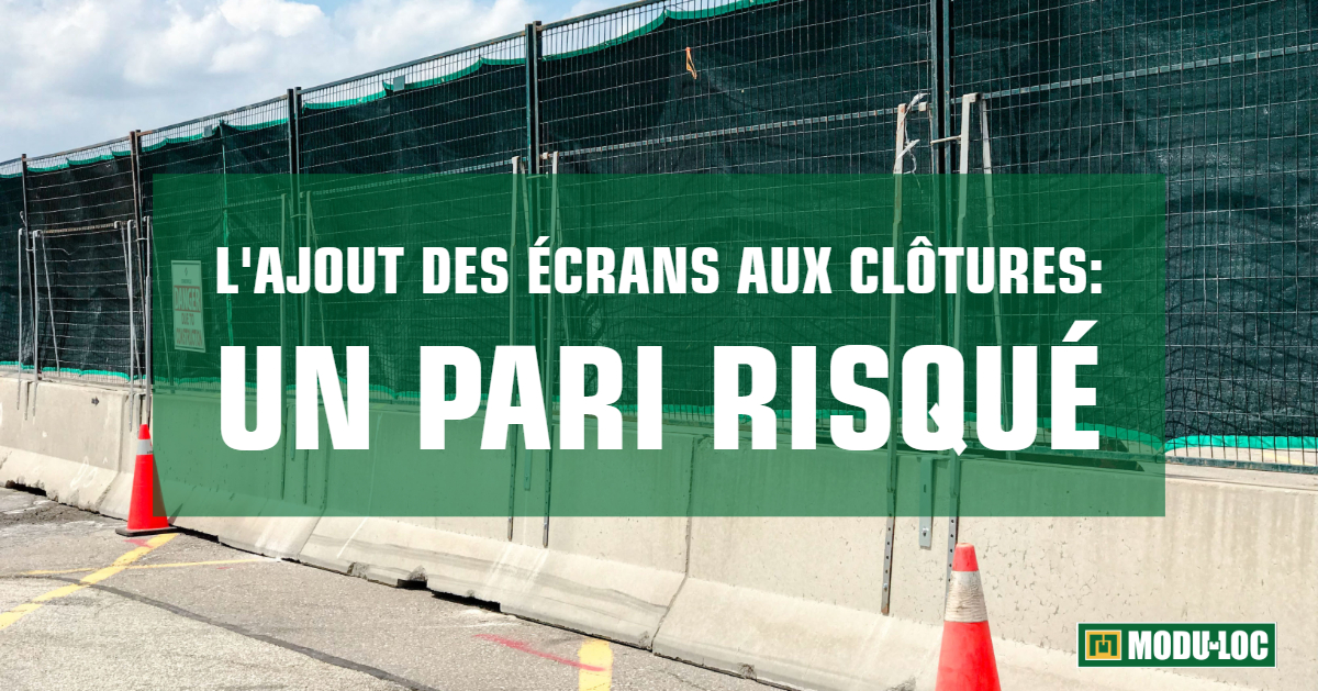 L'ajout des écrans aux clôtures : un pari risqué