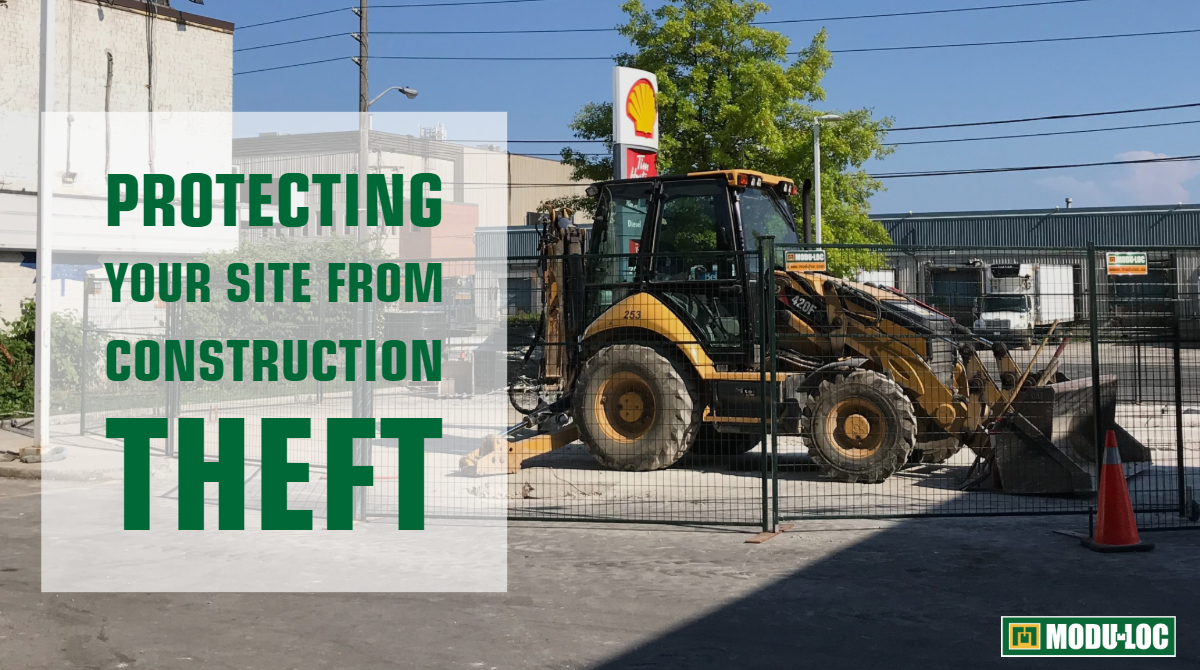 Protecting your site from construction theft