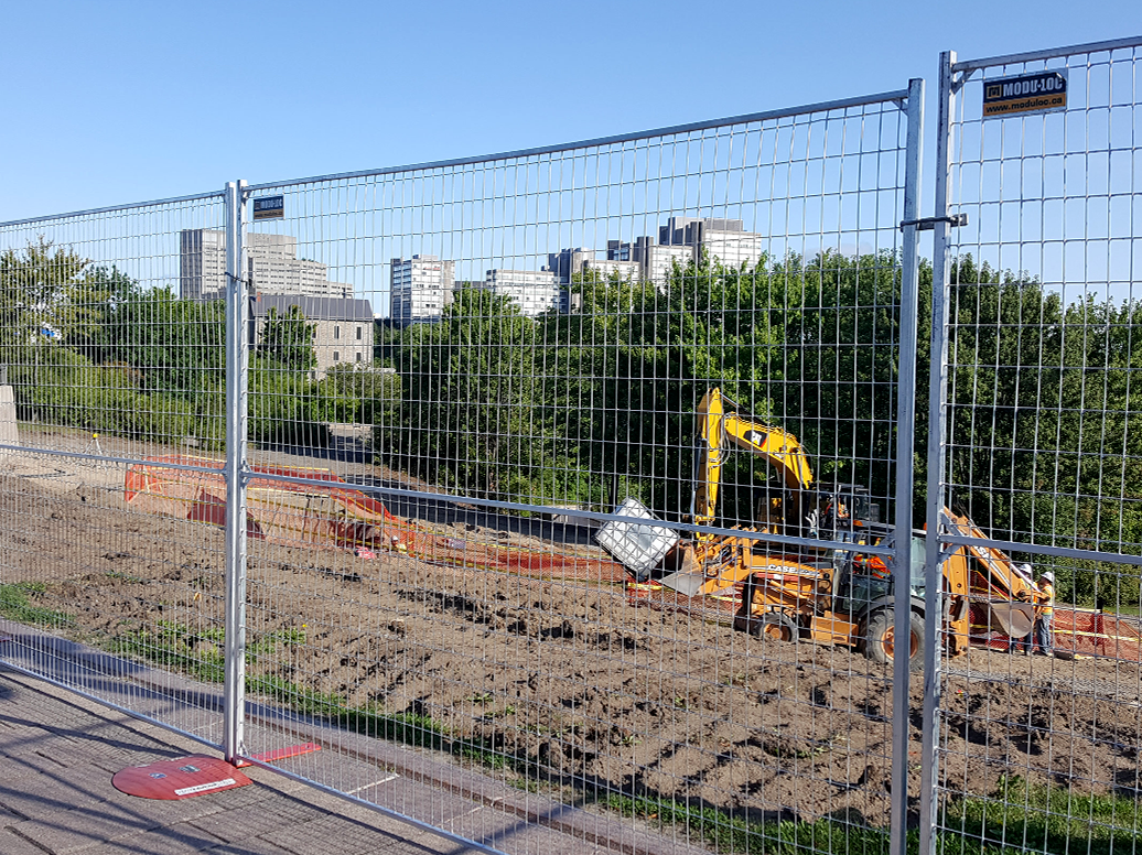 Panneaux de clôture en acier galvanisé